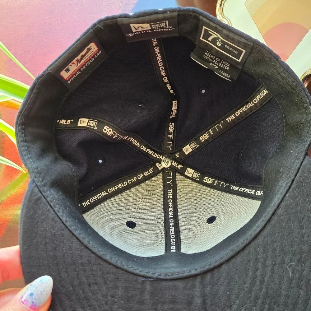 New Era 59FIFTY New York Yankees Official On-Field Fitted Hat - Size 7 1/8
